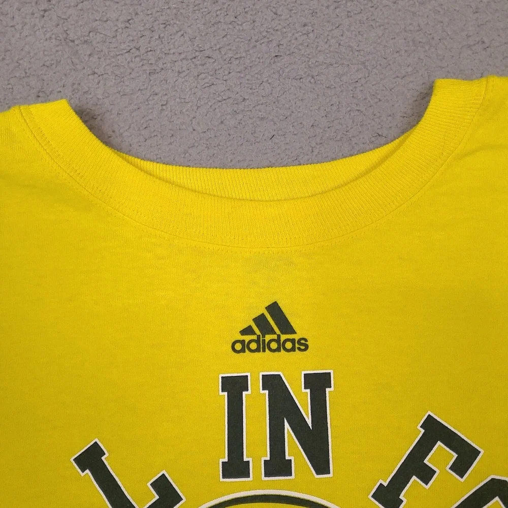 Michigan Wolverines Shirt Men XXL Yellow Adidas NCAA Football The Big House 2009